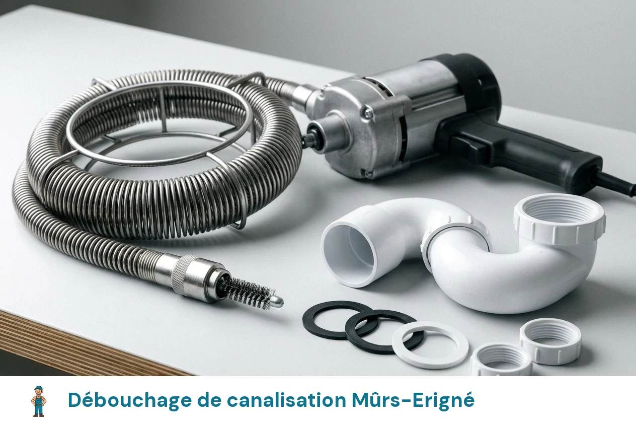 Débouchage de canalisation à Mûrs-Erigné