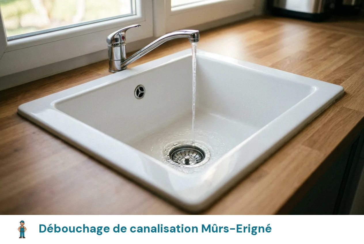 Débouchage de canalisation à Mûrs-Erigné