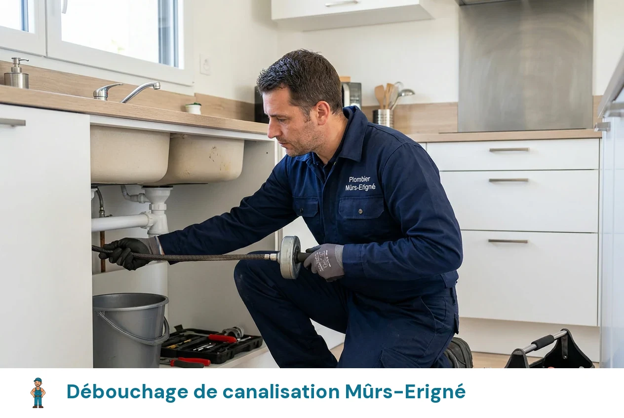 Débouchage de canalisation à Mûrs-Erigné