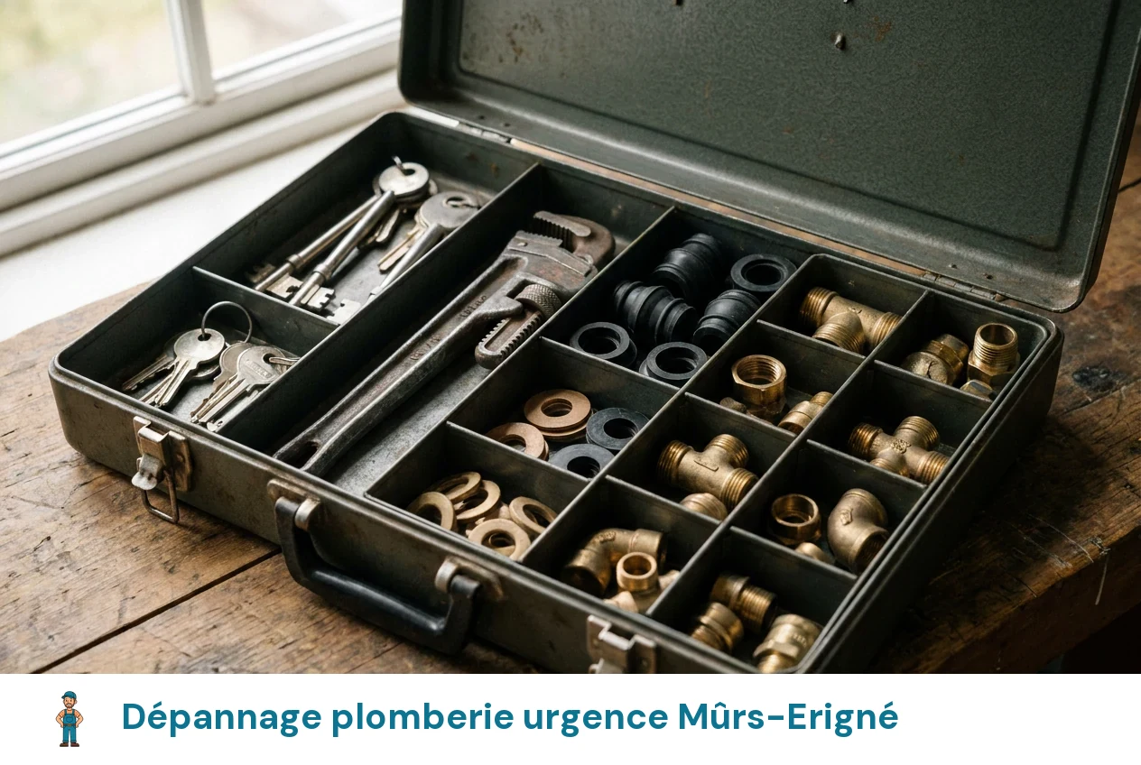 Dépannage plomberie urgence à Mûrs-Erigné