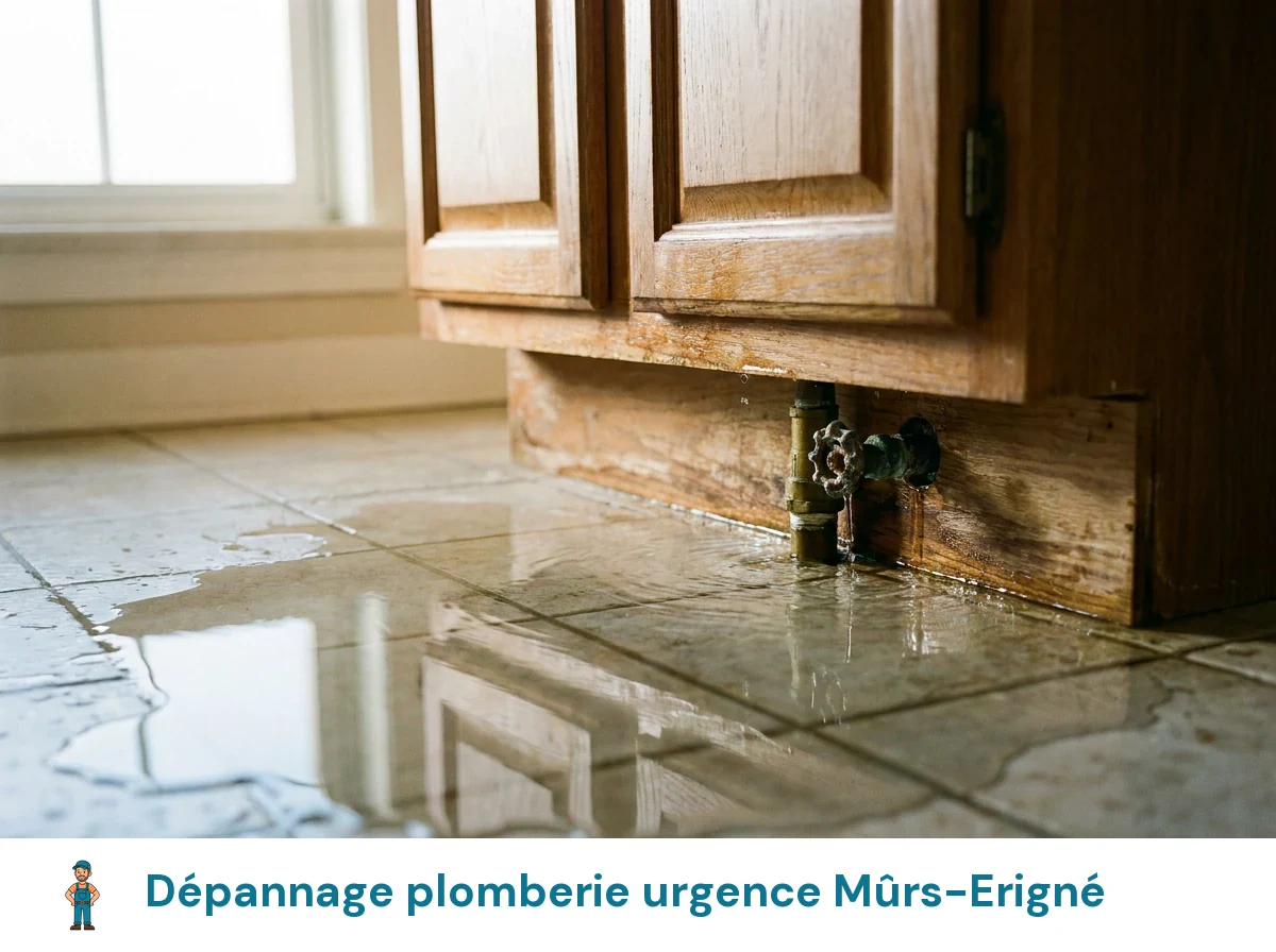 Dépannage plomberie urgence à Mûrs-Erigné