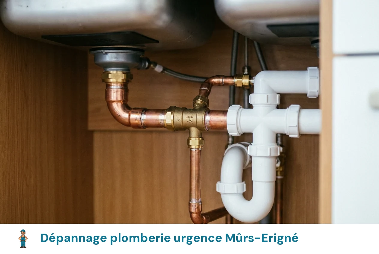 Dépannage plomberie urgence à Mûrs-Erigné
