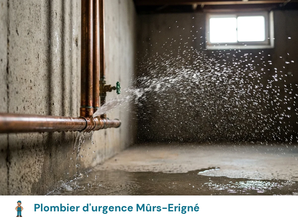 Plombier d'urgence à Mûrs-Erigné