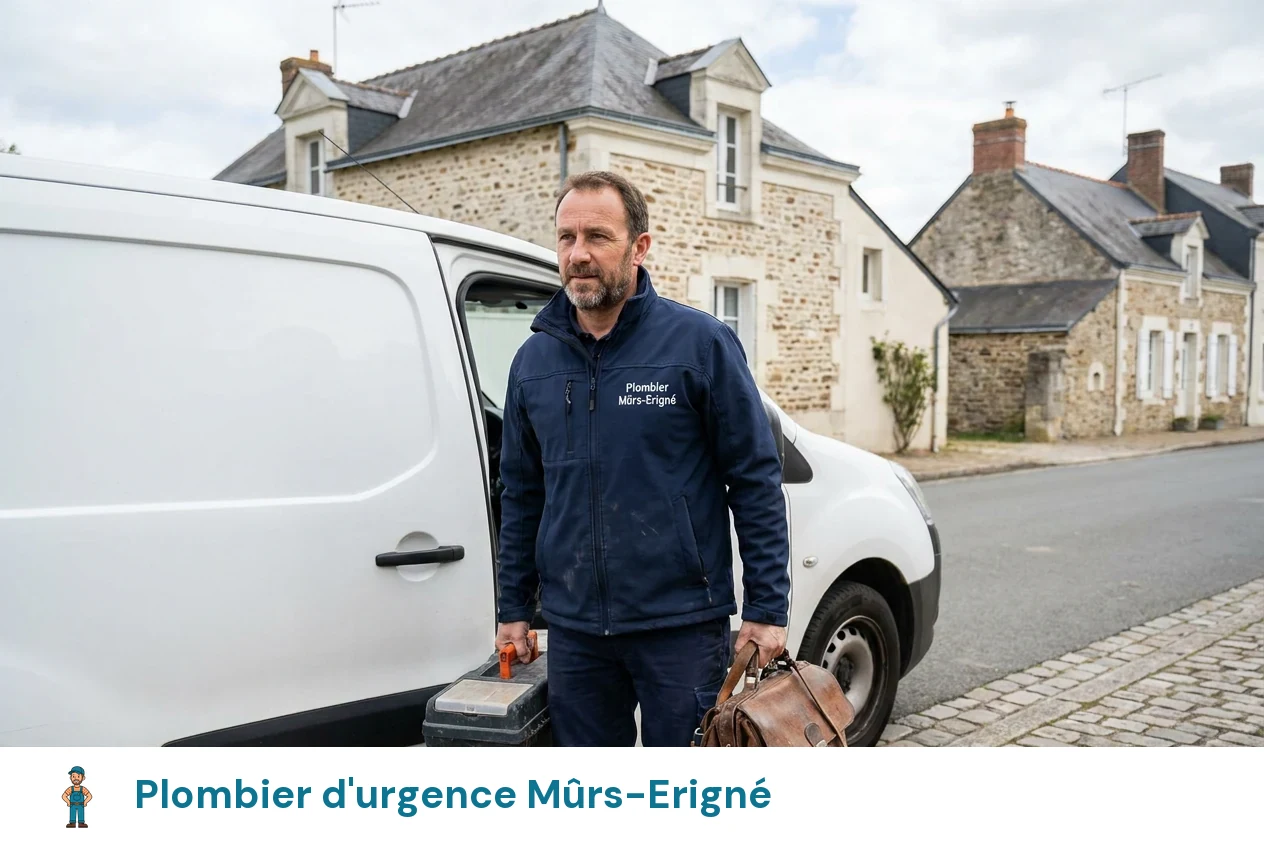 Plombier d'urgence à Mûrs-Erigné