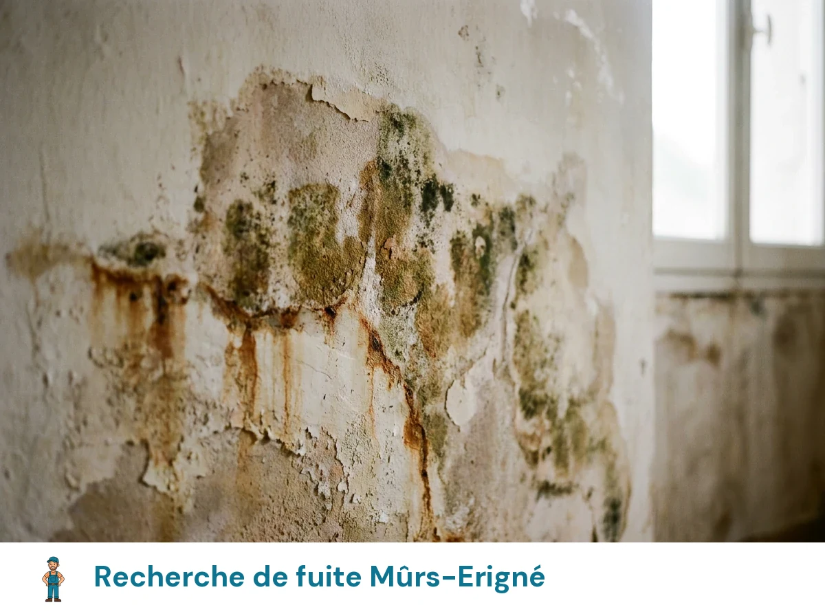 Recherche de fuite à Mûrs-Erigné