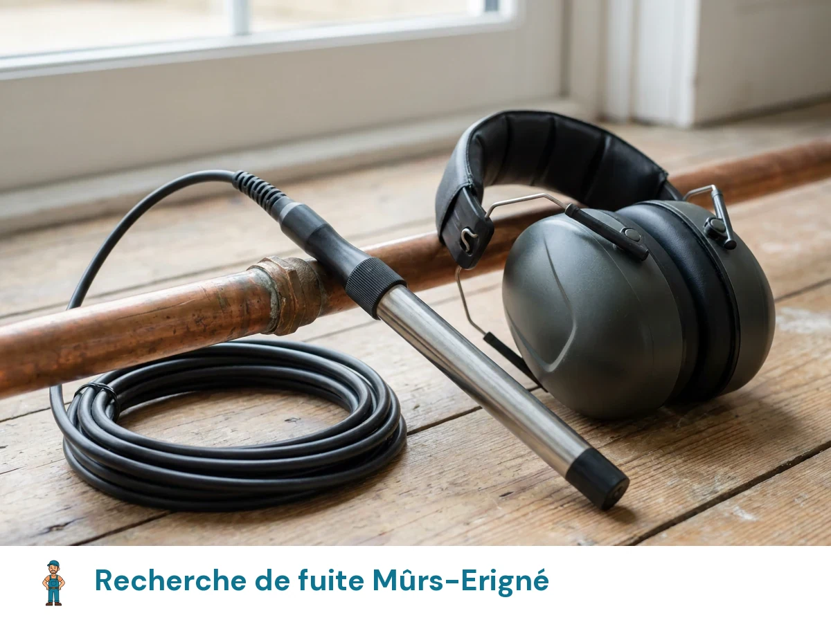 Recherche de fuite à Mûrs-Erigné