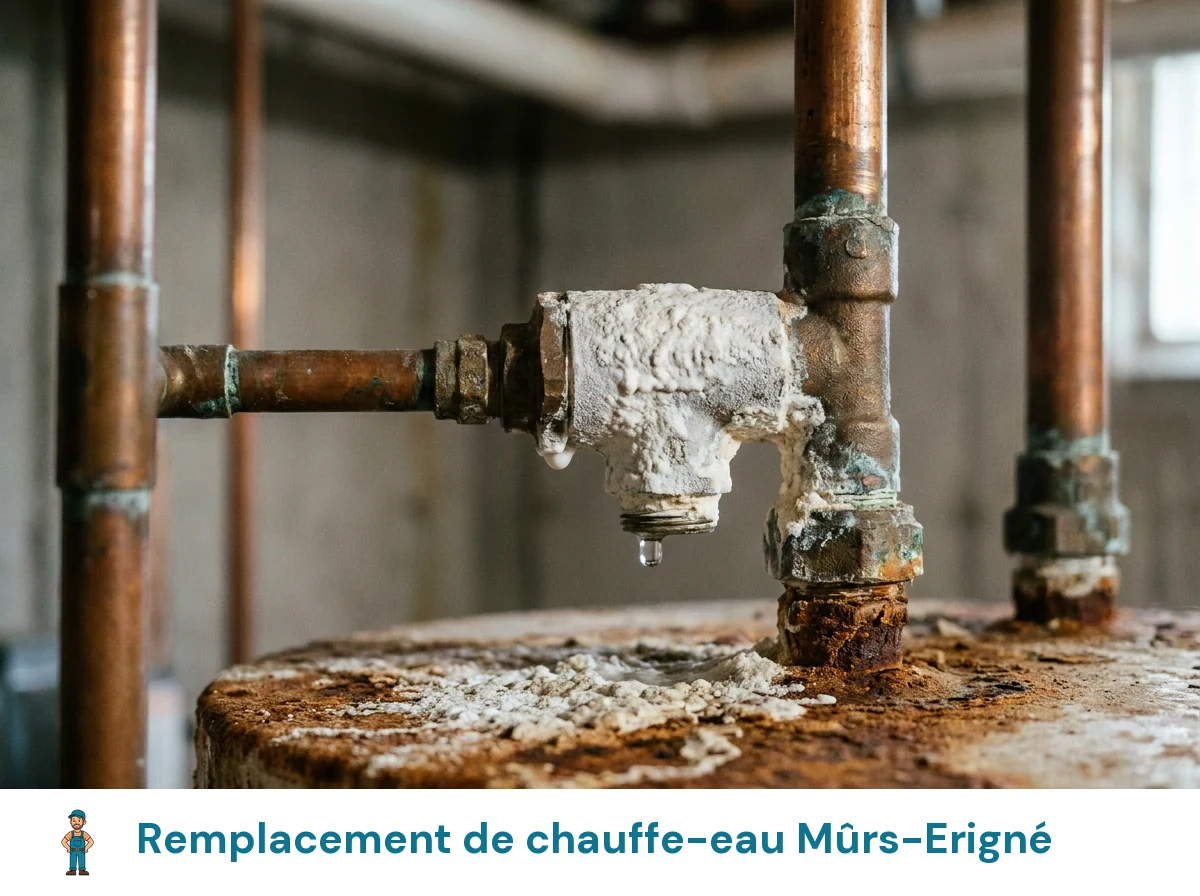 Remplacement de chauffe-eau à Mûrs-Erigné