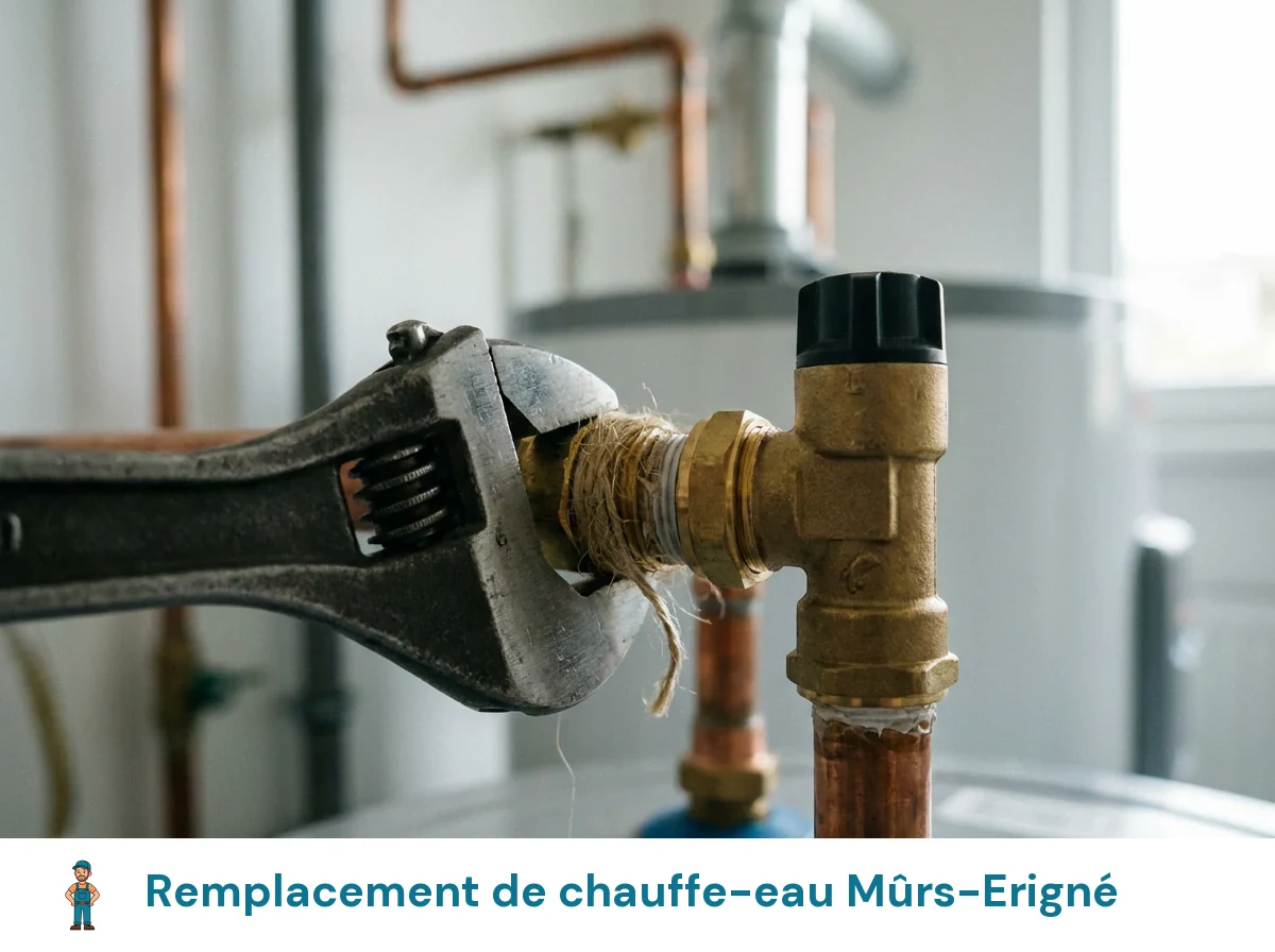 Remplacement de chauffe-eau à Mûrs-Erigné