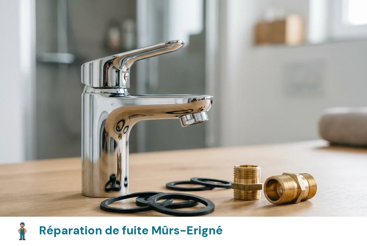 Réparation de fuite à Mûrs-Erigné