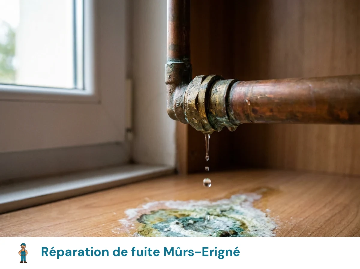 Réparation de fuite à Mûrs-Erigné