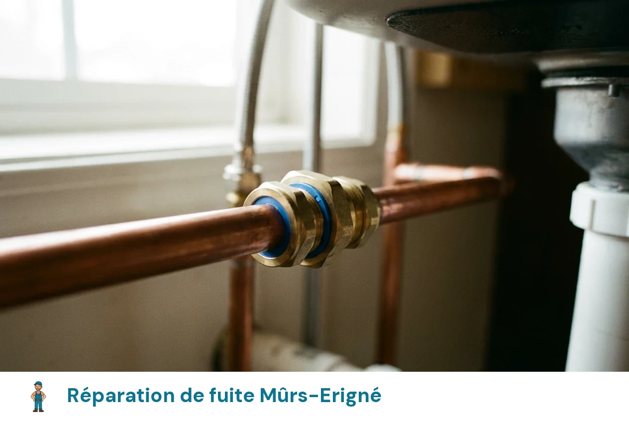 Réparation de fuite à Mûrs-Erigné