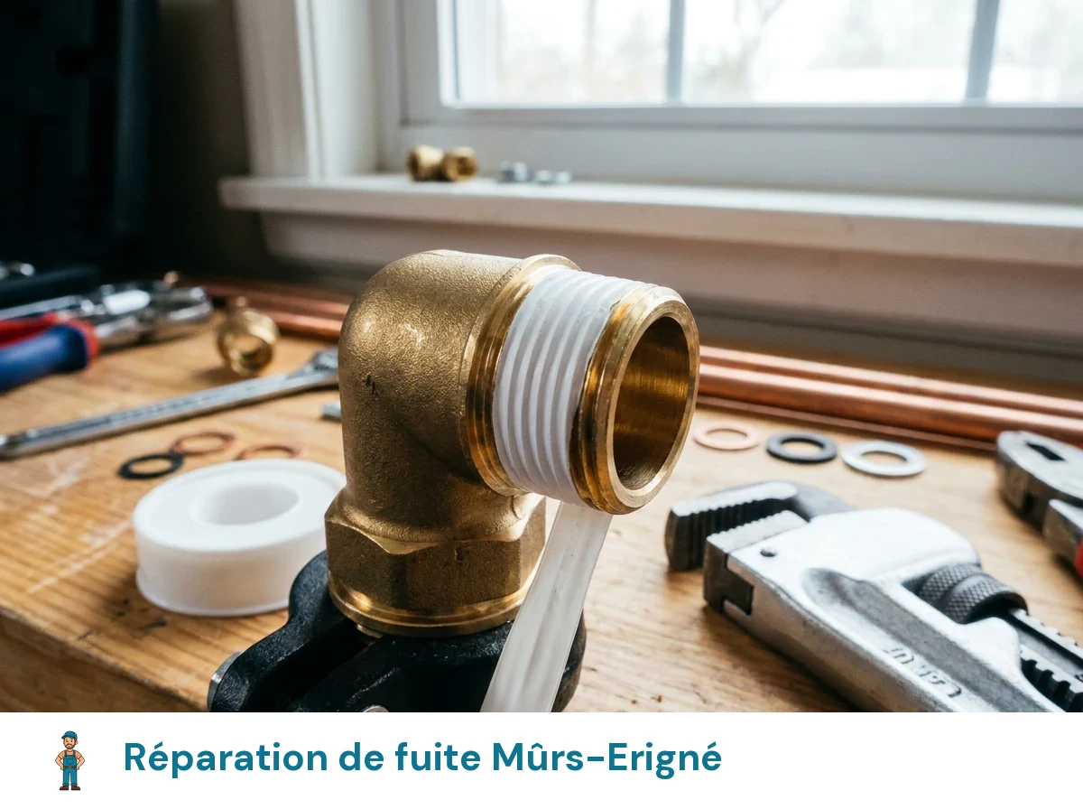 Réparation de fuite à Mûrs-Erigné